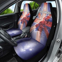 United Kingdom Car Seat Cover British Lion Flag Style - Wonder Print Shop