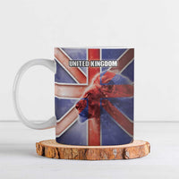 Personalized United Kingdom Ceramic Mug British Lion Flag Style - Wonder Print Shop
