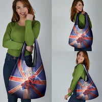 United Kingdom Grocery Bag British Lion Flag Style - Wonder Print Shop