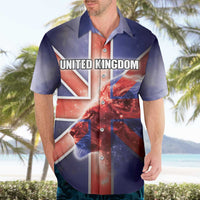 Personalized United Kingdom Hawaiian Shirt British Lion Flag Style - Wonder Print Shop