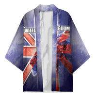 Personalized United Kingdom Kimono British Lion Flag Style - Wonder Print Shop