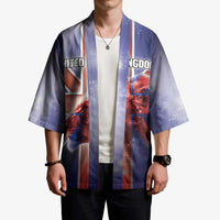 Personalized United Kingdom Kimono British Lion Flag Style - Wonder Print Shop