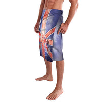 Personalized United Kingdom Lavalava British Lion Flag Style - Wonder Print Shop