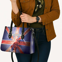 United Kingdom Leather Bag British Lion Flag Style - Wonder Print Shop
