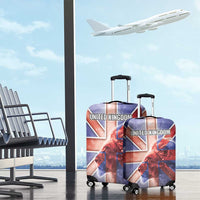 United Kingdom Luggage Cover British Lion Flag Style - Wonder Print Shop