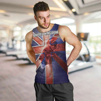 Personalized United Kingdom Men Tank Top British Lion Flag Style - Wonder Print Shop