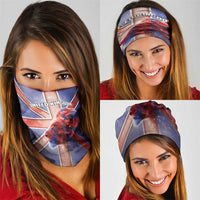 United Kingdom Neck Gaiter British Lion Flag Style - Wonder Print Shop