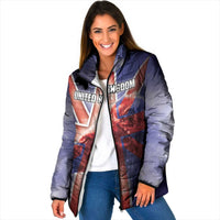 Personalized United Kingdom Padded Jacket British Lion Flag Style - Wonder Print Shop