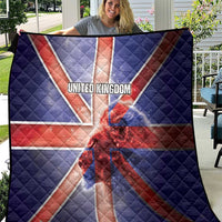 United Kingdom Quilt British Lion Flag Style - Wonder Print Shop