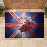 United Kingdom Rubber Doormat British Lion Flag Style - Wonder Print Shop