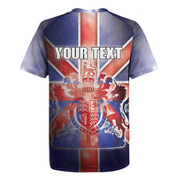 Personalized United Kingdom Rugby Jersey British Lion Flag Style - Wonder Print Shop