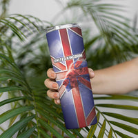 Personalized United Kingdom Skinny Tumbler British Lion Flag Style - Wonder Print Shop