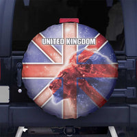 United Kingdom Spare Tire Cover British Lion Flag Style - Wonder Print Shop