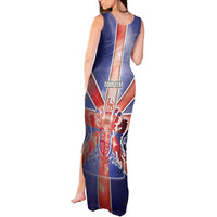 Personalized United Kingdom Tank Maxi Dress British Lion Flag Style - Wonder Print Shop