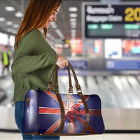 United Kingdom Travel Bag British Lion Flag Style - Wonder Print Shop