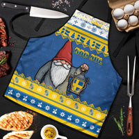 Sweden Christmas Apron Tomte God Jul - Wonder Print Shop