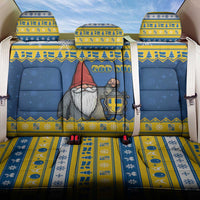 Sweden Christmas Back Car Seat Cover Tomte God Jul - Wonder Print Shop