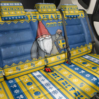 Sweden Christmas Back Car Seat Cover Tomte God Jul - Wonder Print Shop