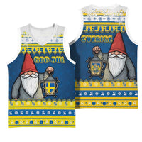 Sweden Christmas Basketball Jersey Tomte God Jul - Wonder Print Shop