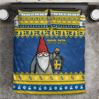 Sweden Christmas Bedding Set Tomte God Jul - Wonder Print Shop