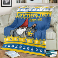 Sweden Christmas Blanket Tomte God Jul - Wonder Print Shop