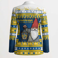 Sweden Christmas Blazer Tomte God Jul - Wonder Print Shop