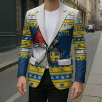 Sweden Christmas Blazer Tomte God Jul - Wonder Print Shop