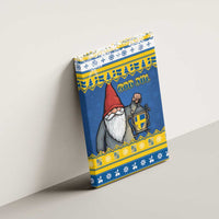 Sweden Christmas Canvas Wall Art Tomte God Jul - Wonder Print Shop