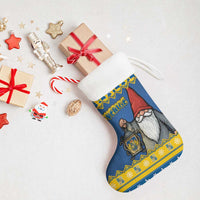 Sweden Christmas Stocking Tomte God Jul - Wonder Print Shop
