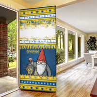 Sweden Christmas Door Cover Tomte God Jul - Wonder Print Shop