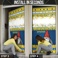 Sweden Christmas Door Cover Tomte God Jul - Wonder Print Shop