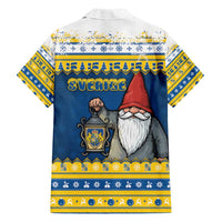 Sweden Christmas Family Matching Summer Maxi Dress and Hawaiian Shirt Tomte God Jul - Wonder Print Shop