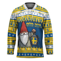 Sweden Christmas Hockey Jersey Tomte God Jul - Wonder Print Shop