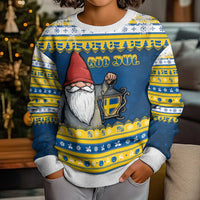 Sweden Christmas Kid Ugly Christmas Sweater Tomte God Jul - Wonder Print Shop