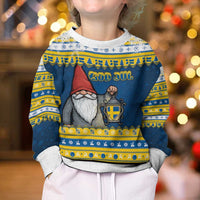 Sweden Christmas Kid Ugly Christmas Sweater Tomte God Jul - Wonder Print Shop