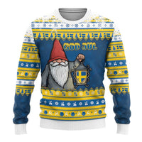 Sweden Christmas Ugly Christmas Sweater Tomte God Jul - Wonder Print Shop