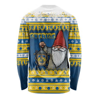 Sweden Christmas Long Sleeve Shirt Tomte God Jul - Wonder Print Shop