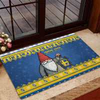 Sweden Christmas Rubber Doormat Tomte God Jul - Wonder Print Shop
