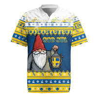 Sweden Christmas Rugby Jersey Tomte God Jul - Wonder Print Shop