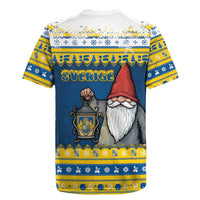 Sweden Christmas Rugby Jersey Tomte God Jul - Wonder Print Shop