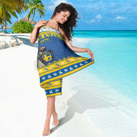 Sweden Christmas Sarong Tomte God Jul - Wonder Print Shop