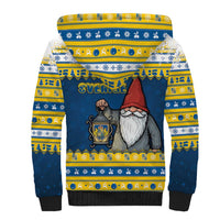 Sweden Christmas Sherpa Hoodie Tomte God Jul - Wonder Print Shop