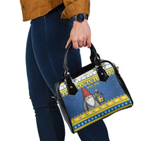 Sweden Christmas Shoulder Handbag Tomte God Jul - Wonder Print Shop