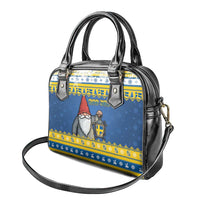 Sweden Christmas Shoulder Handbag Tomte God Jul - Wonder Print Shop