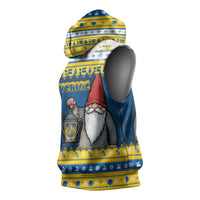 Sweden Christmas Sleeveless Hoodie Tomte God Jul - Wonder Print Shop