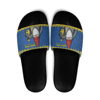 Sweden Christmas Slide Sandals Tomte God Jul - Wonder Print Shop