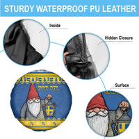 Sweden Christmas Spare Tire Cover Tomte God Jul - Wonder Print Shop