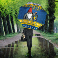 Sweden Christmas Umbrella Tomte God Jul - Wonder Print Shop
