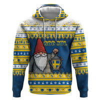 Sweden Christmas Zip Hoodie Tomte God Jul - Wonder Print Shop