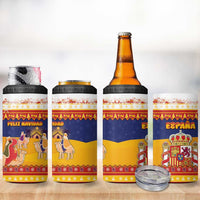 Spain Christmas 4 in 1 Can Cooler Tumbler Los Reyes Magos - Wonder Print Shop